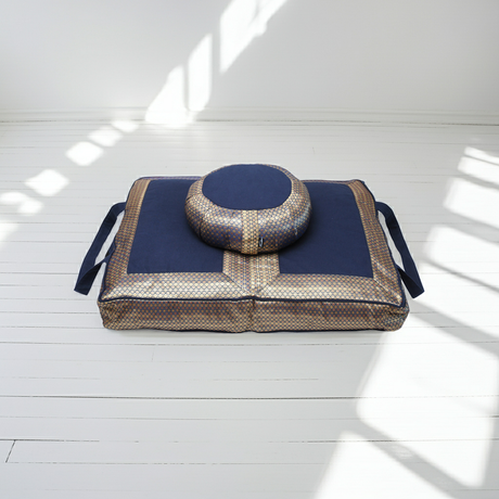 Meditationsset golden mind - midnight blue - YOGISHOP