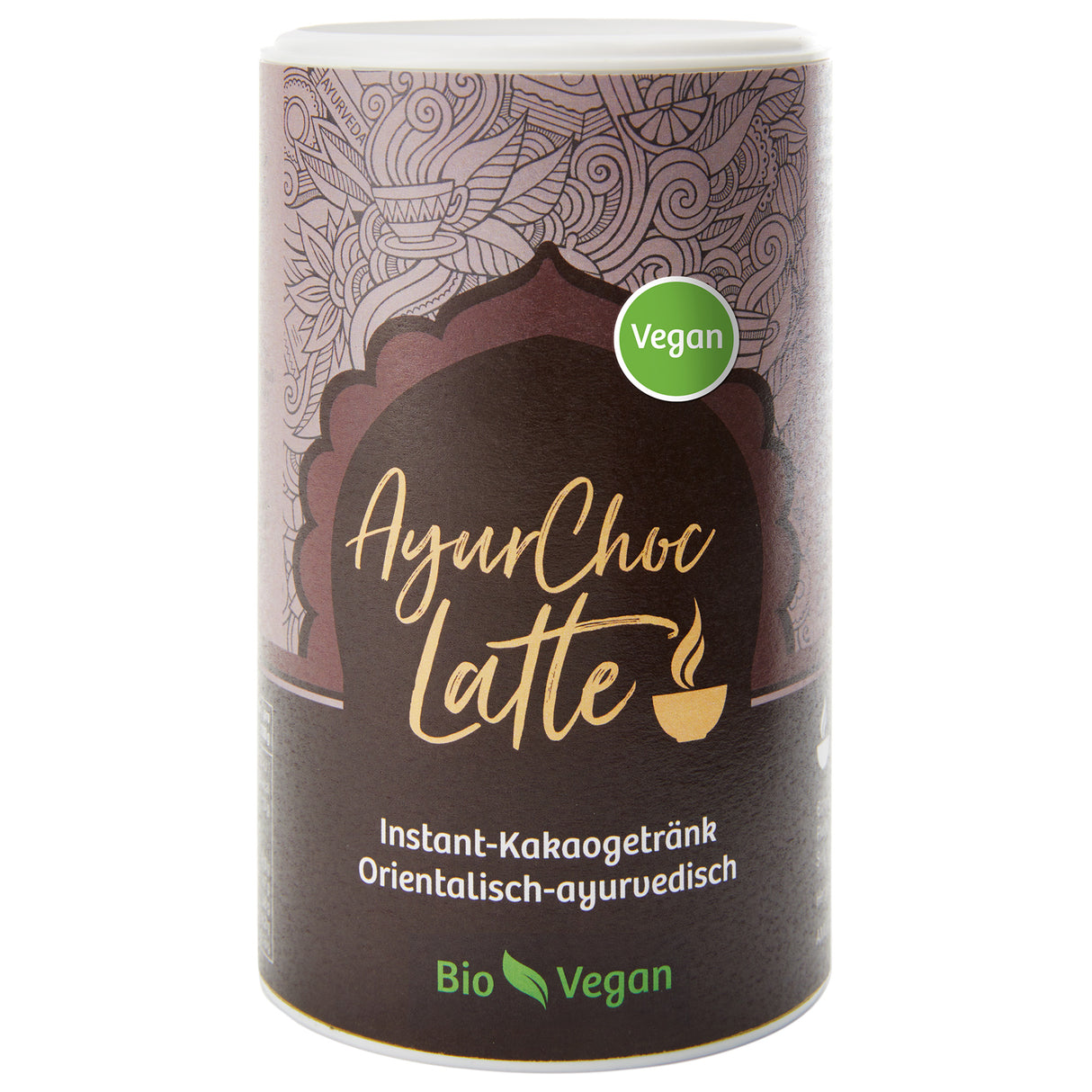 Bio AyurChoc Latte Vegan, 220 g - YOGISHOP