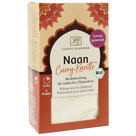 Bio Naan Curry-Karotte, 240 g - YOGISHOP