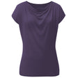 Yoga-Shirt Wasserfall - dark violet - YOGISHOP