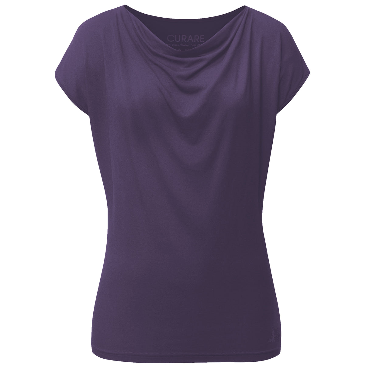 Yoga-Shirt Wasserfall - dark violet - YOGISHOP