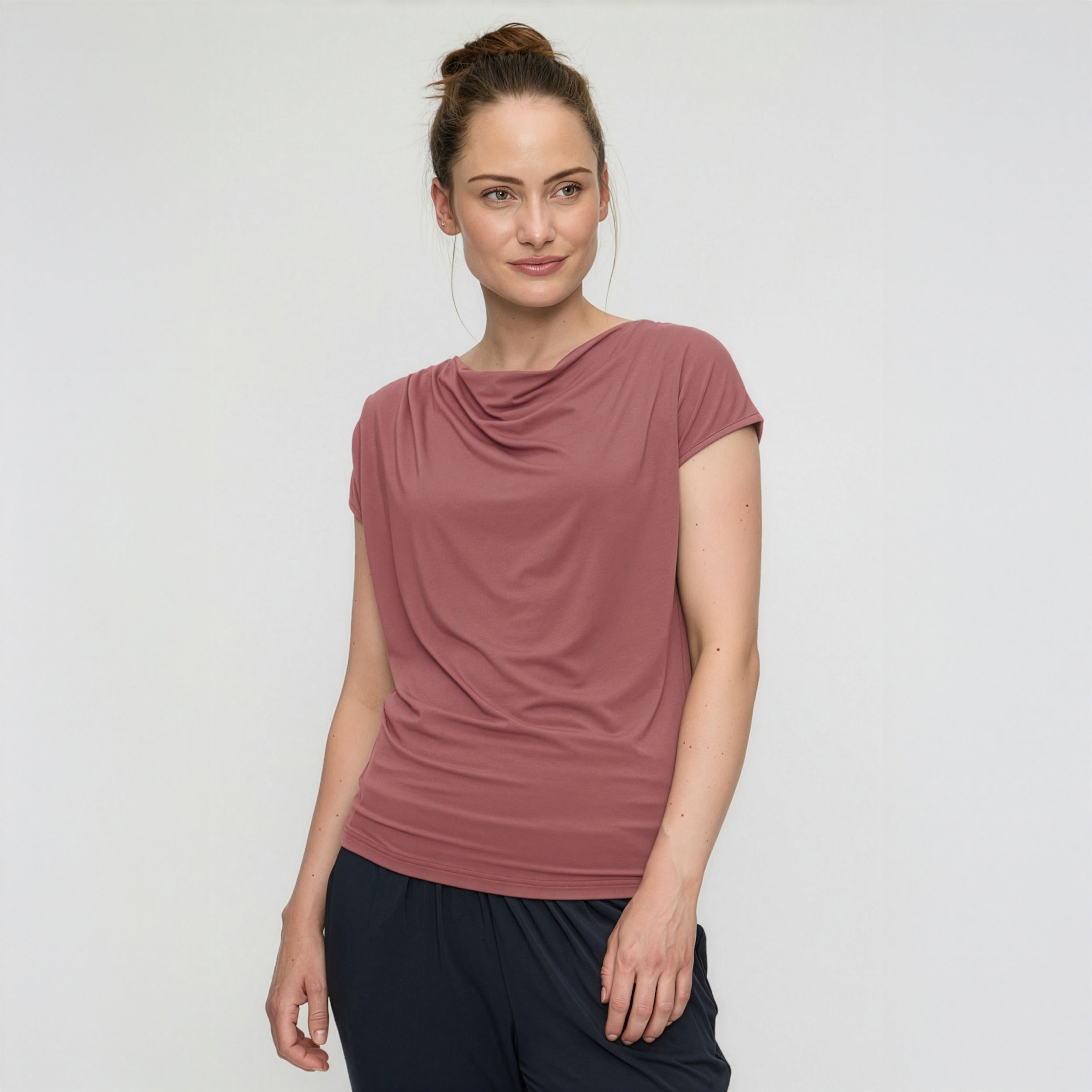 Yoga-Shirt Wasserfall - faded rose - YOGISHOP