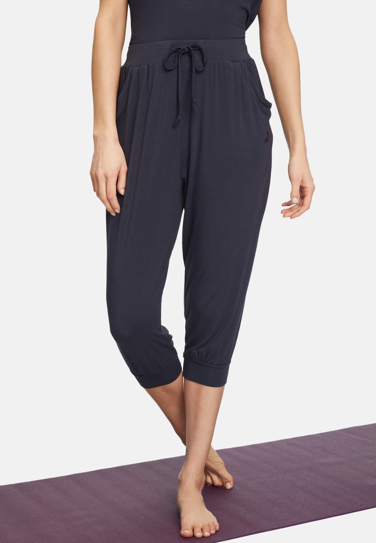 Capri-Pants, relaxed - midnight-blue - YOGISHOP
