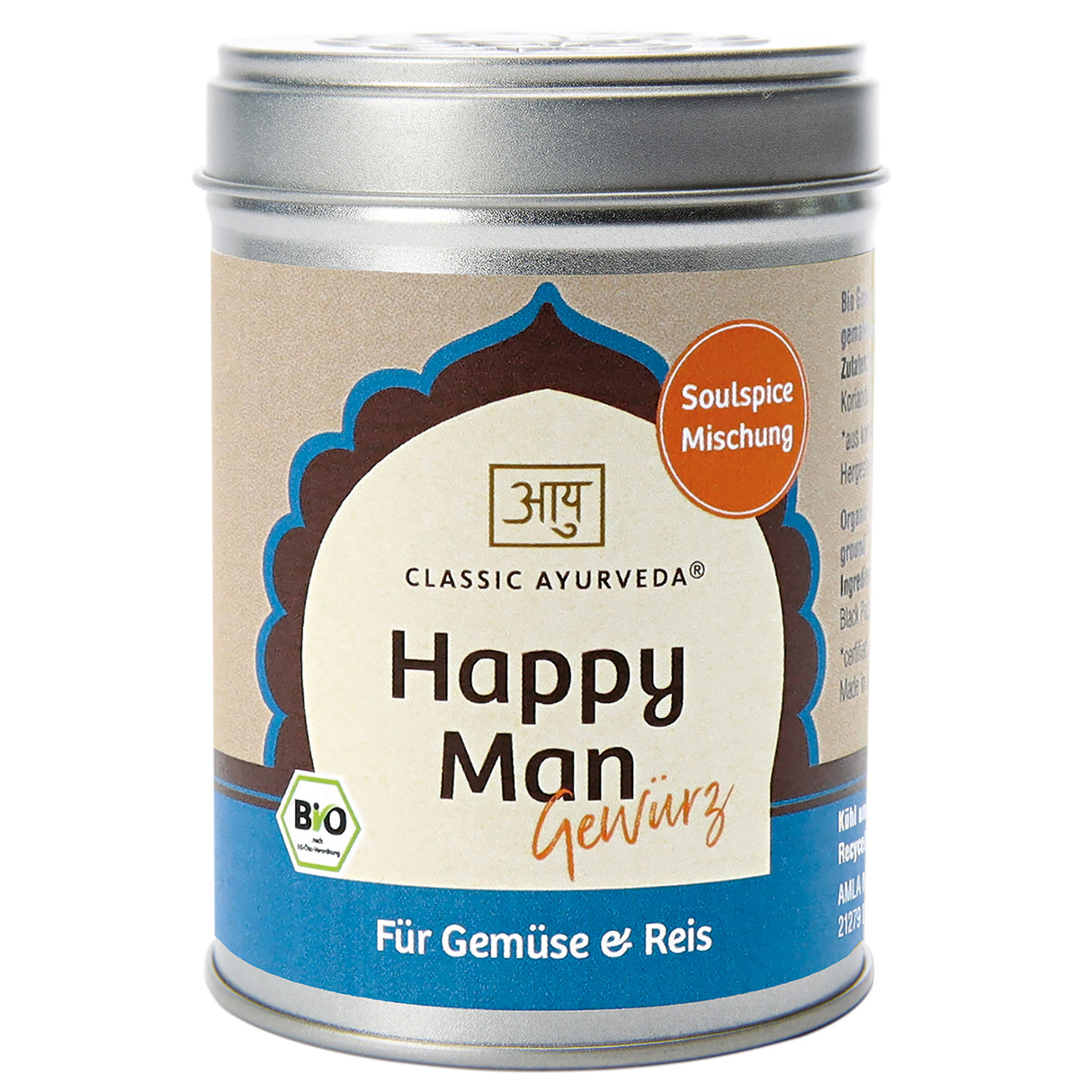 Bio Happy Man Gewürzmischung, 80 g - YOGISHOP