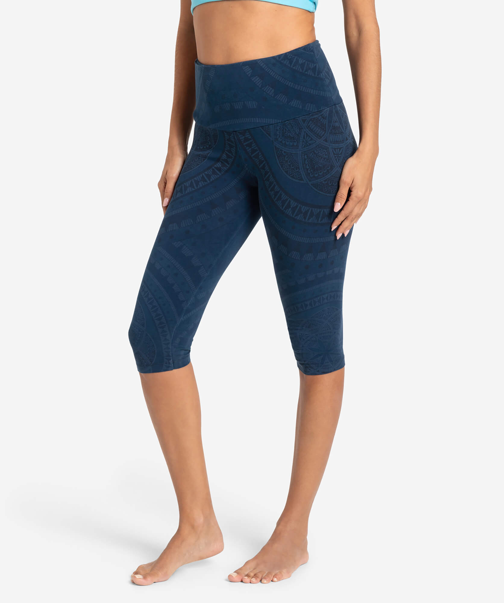 Yoga Leggings capri - Mandala - YOGISHOP