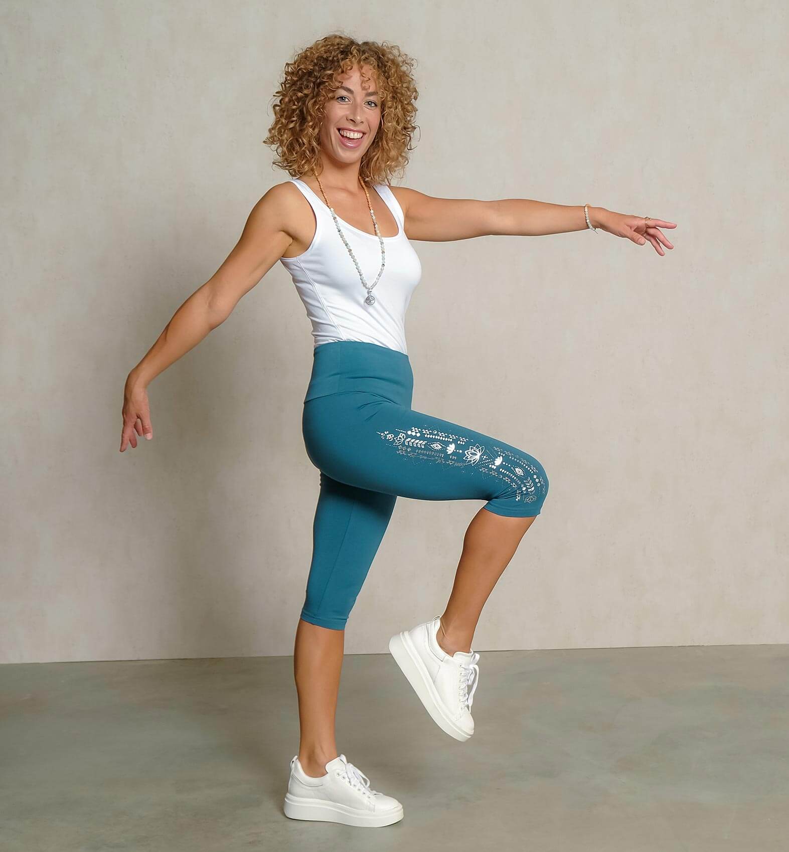 Leggings capri - blue-bay - YOGISHOP
