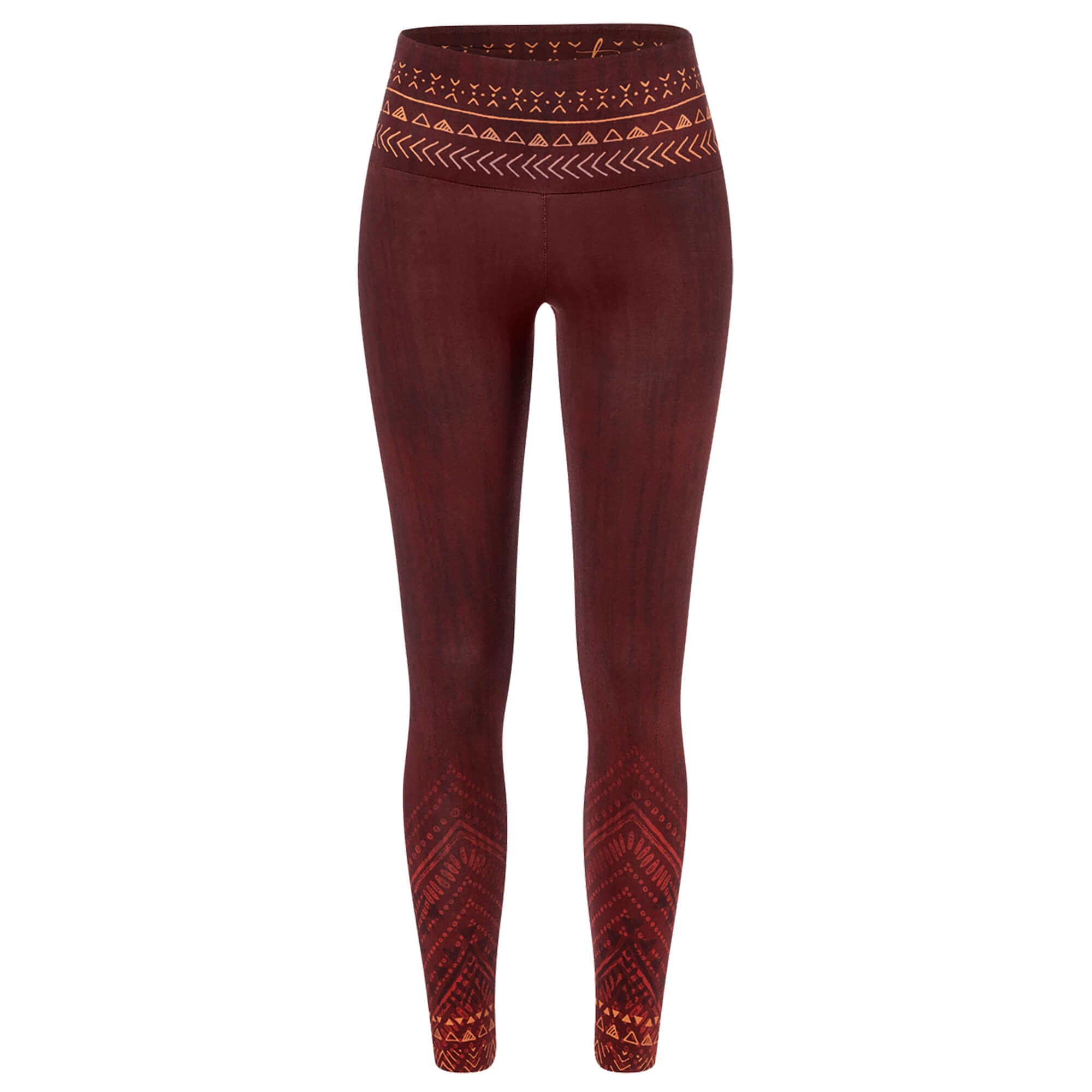 Yoga-Leggings Shakti - henna-rot - YOGISHOP