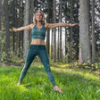 Yoga-Leggings Buddhi - smaragd - YOGISHOP