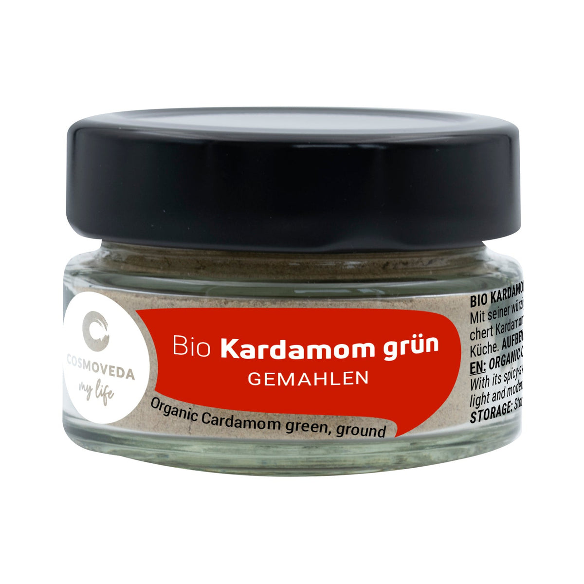 Bio Cardamomo verde molido, 22 g