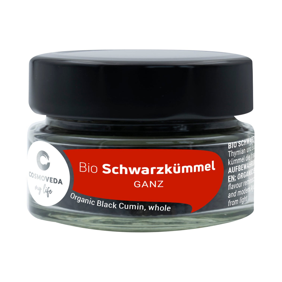 Bio comino negro entero, 35 g