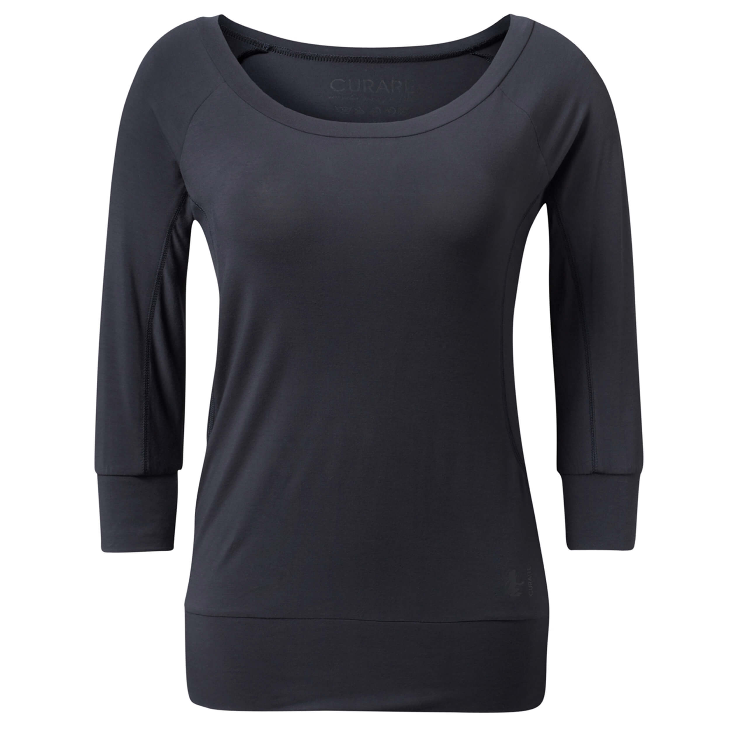 Yoga-Shirt 3/4 Boatneck - midnight blue - YOGISHOP