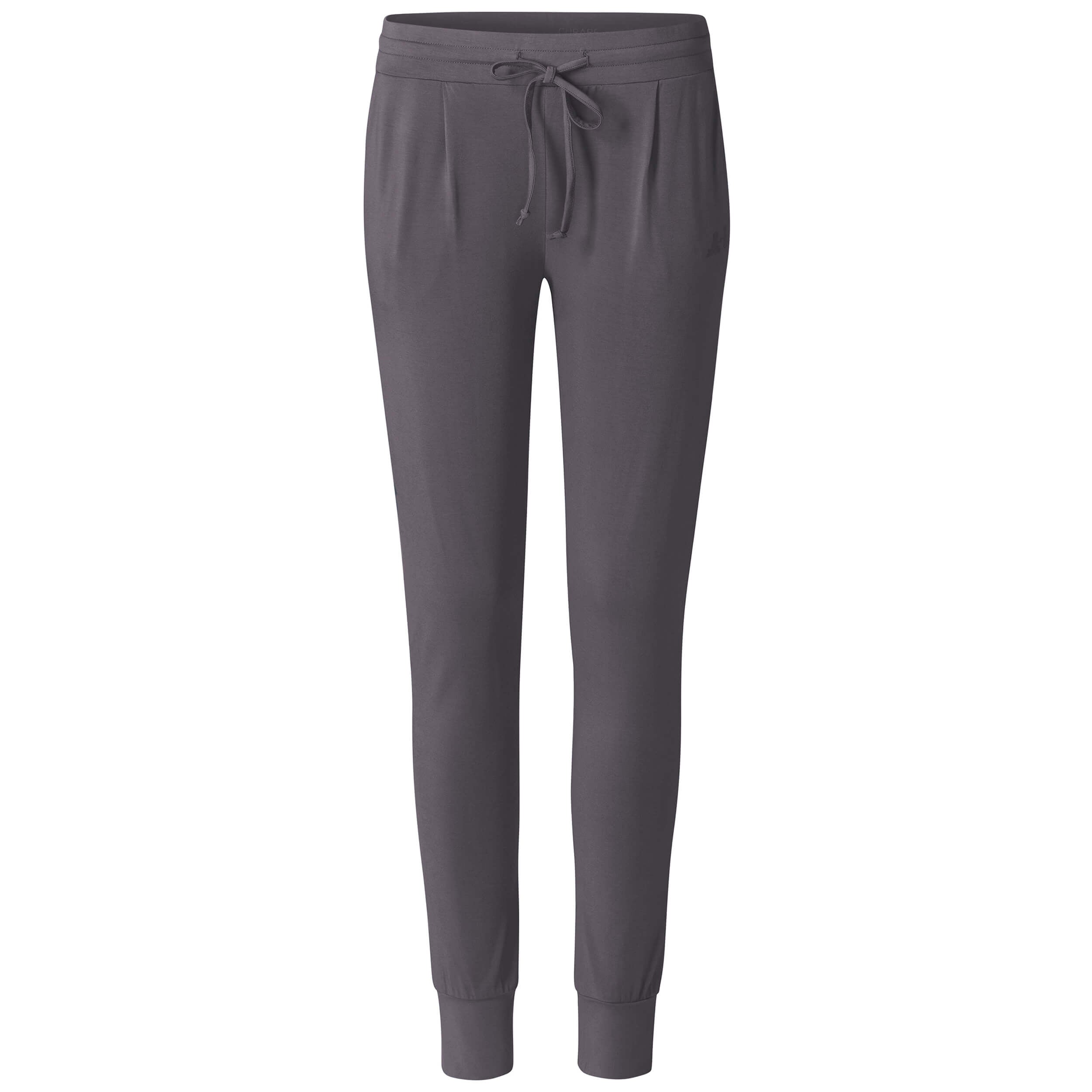 Long Pants "Boyfriend" - grau aubergine - YOGISHOP