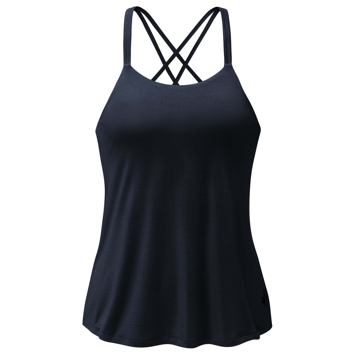Yoga-Bra Spaghetti Top - midnight-blue - YOGISHOP