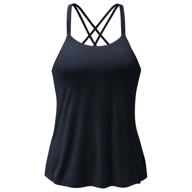 Yoga-Bra Spaghetti Top - midnight-blue - YOGISHOP