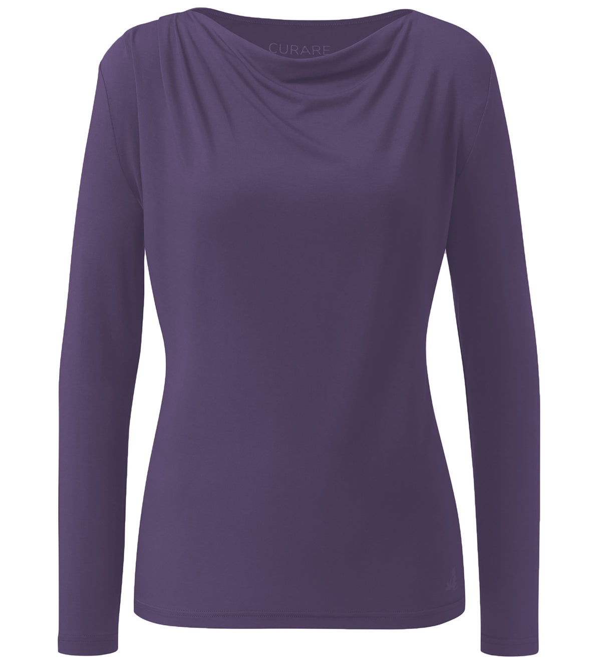 Yoga-Longsleeve Wasserfall - dark violet - YOGISHOP