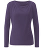 Yoga-Longsleeve Wasserfall - dark violet - YOGISHOP