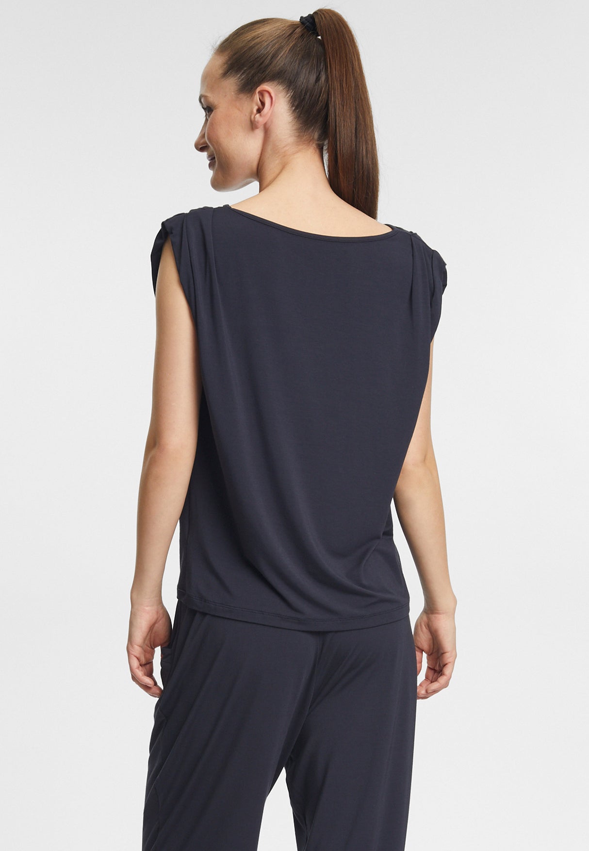 Yoga-Shirt loose foulds - midnight-blue - YOGISHOP