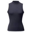 Yoga Top Stand Up Collar - midnight-blue - YOGISHOP