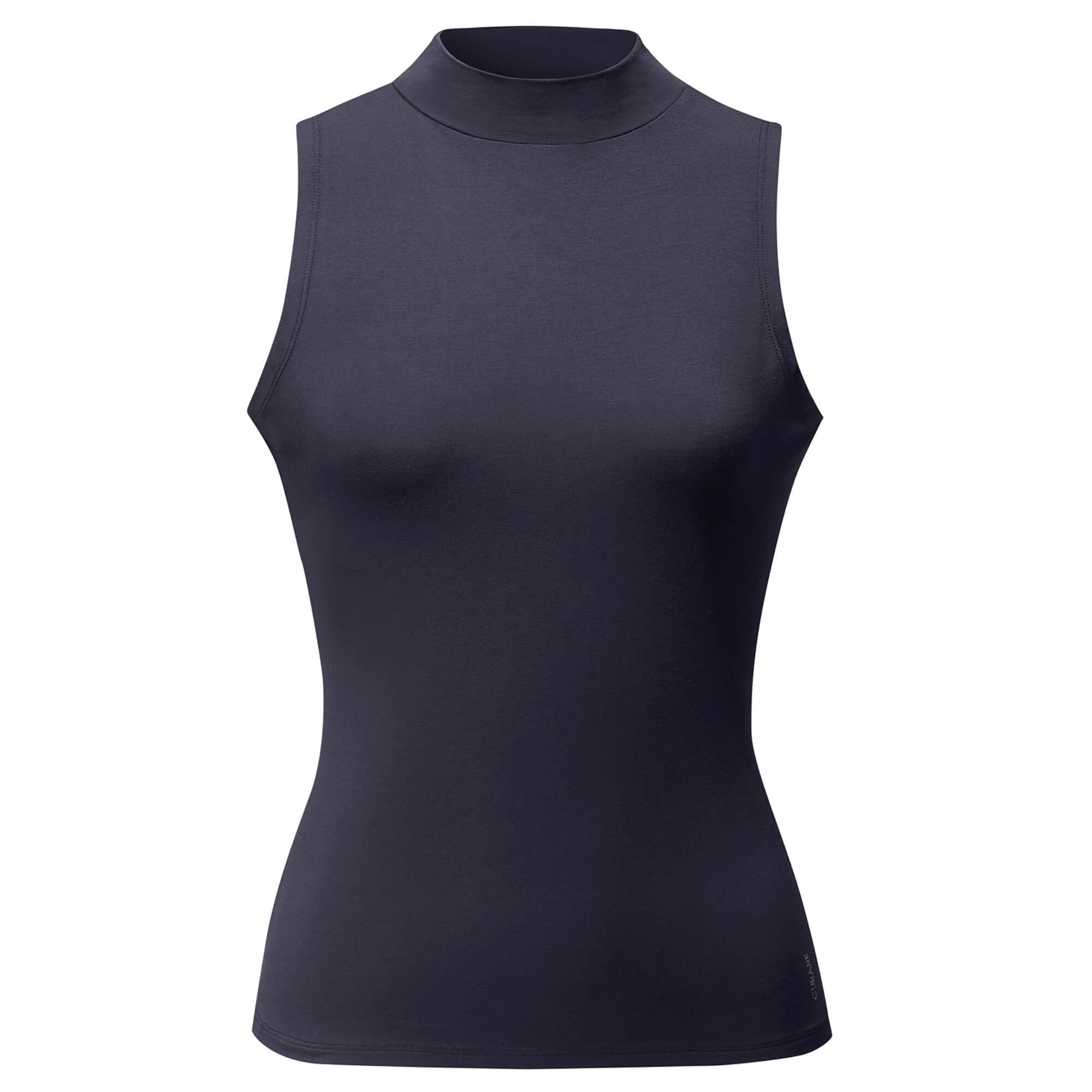 Yoga Top Stand Up Collar - midnight-blue - YOGISHOP