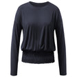 Yoga-Shirt long sleeves smoked - midnight-blue - YOGISHOP