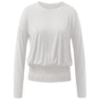 Yoga-Shirt long sleeves smoked - soft-white - YOGISHOP