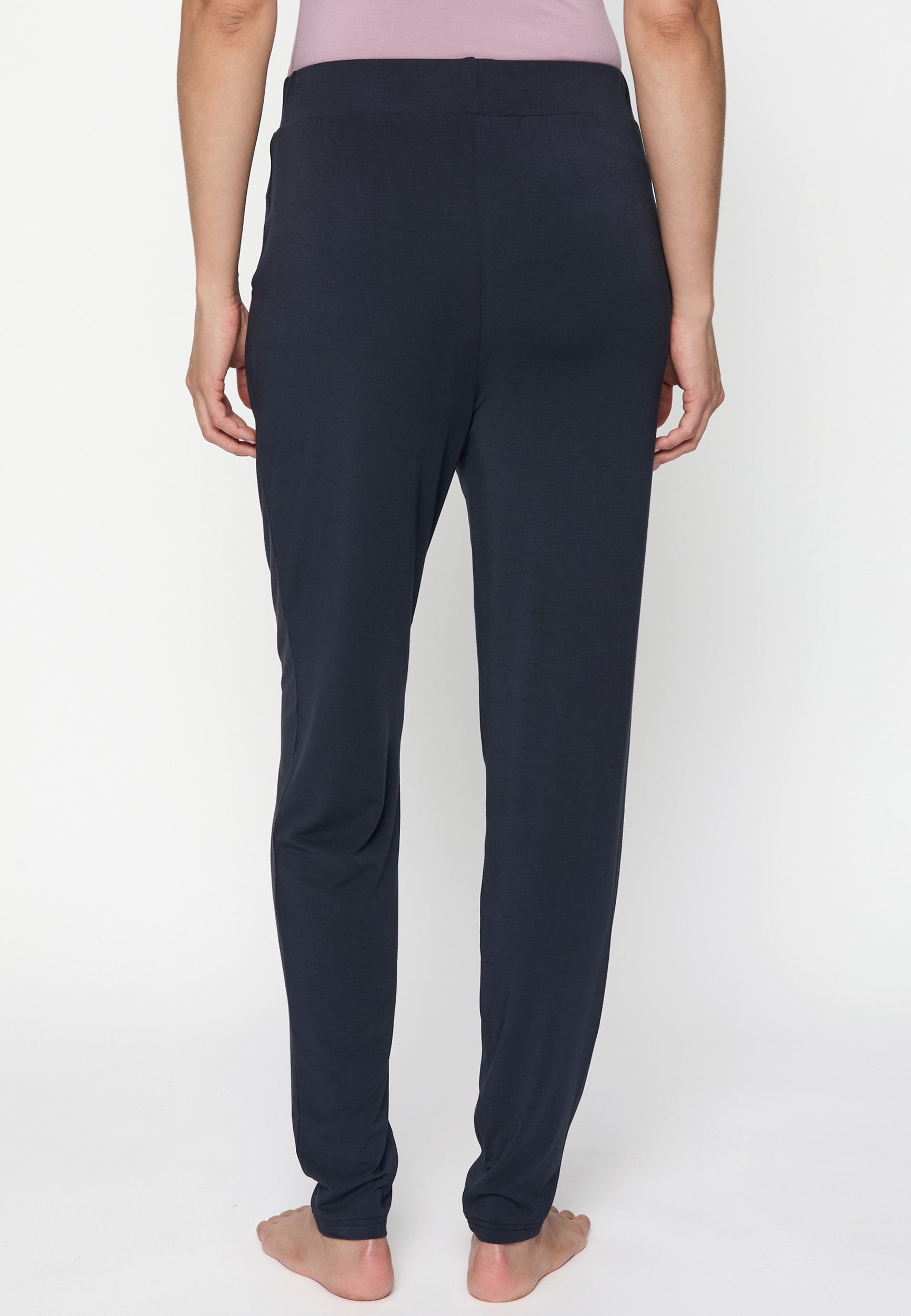Long Pants, wide leg - midnight-blue - YOGISHOP