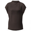 Yoga-Top, turtle neck - dark-brown - YOGISHOP