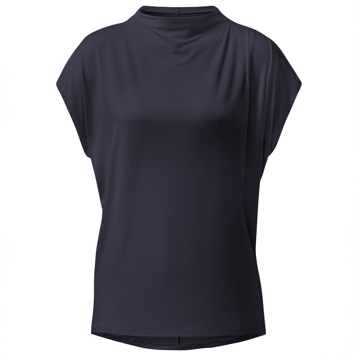 Yoga-Top, turtle neck - midnight-blue - YOGISHOP
