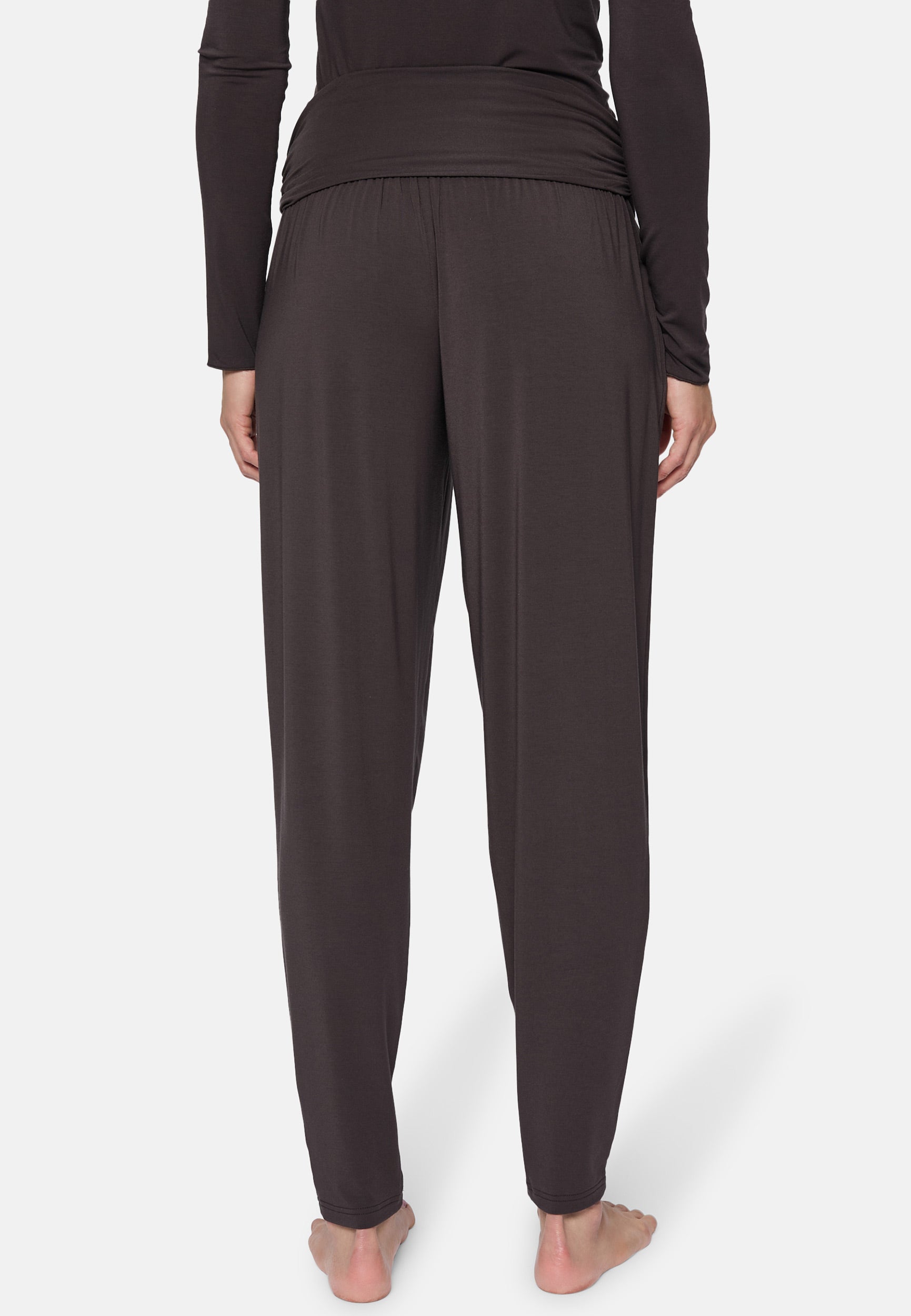 Yoga-Long-Pants, loose - dark-brown - YOGISHOP