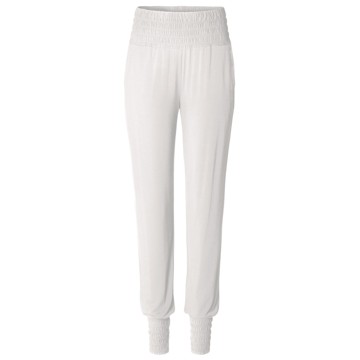 Yoga-Long-Pants, smoked - soft-white - YOGISHOP