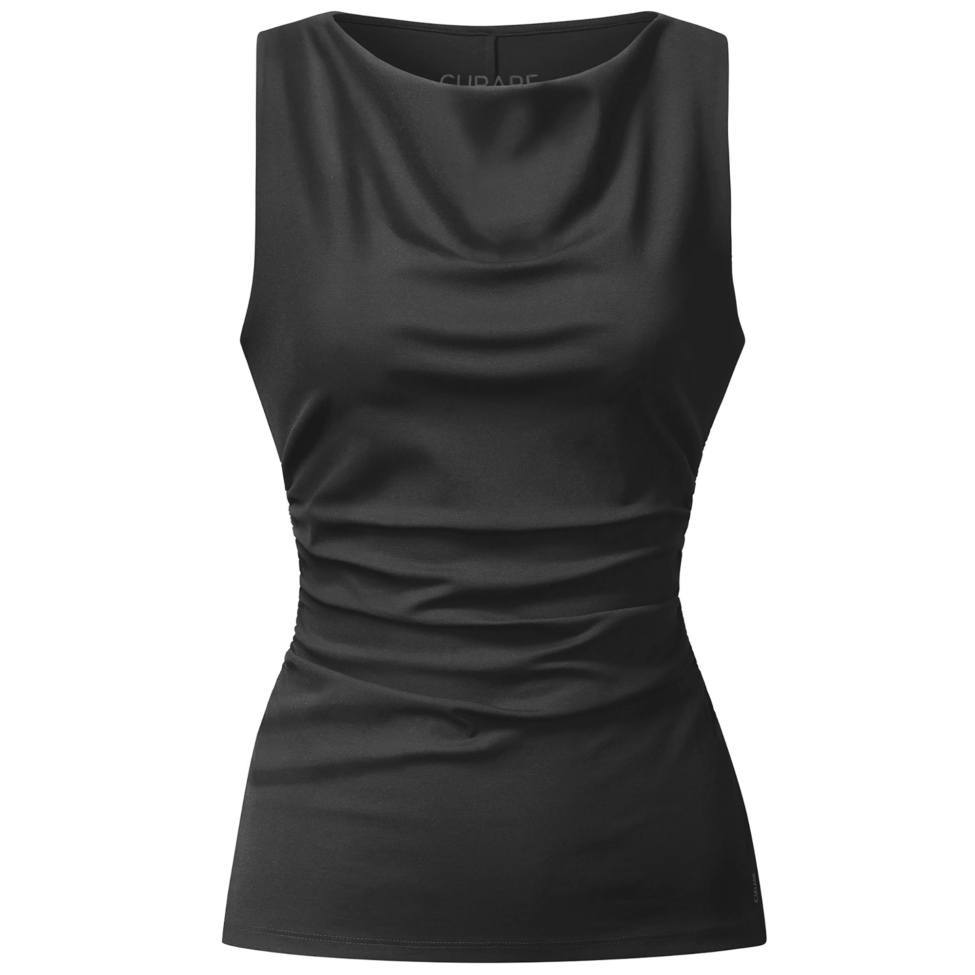 Yoga Top Sporty Elegant - black - YOGISHOP