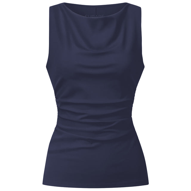 Yoga Top Sporty Elegant - midnight-blue - YOGISHOP