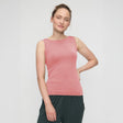Yoga-Tank-Top Boatneck - faded rose - YOGISHOP