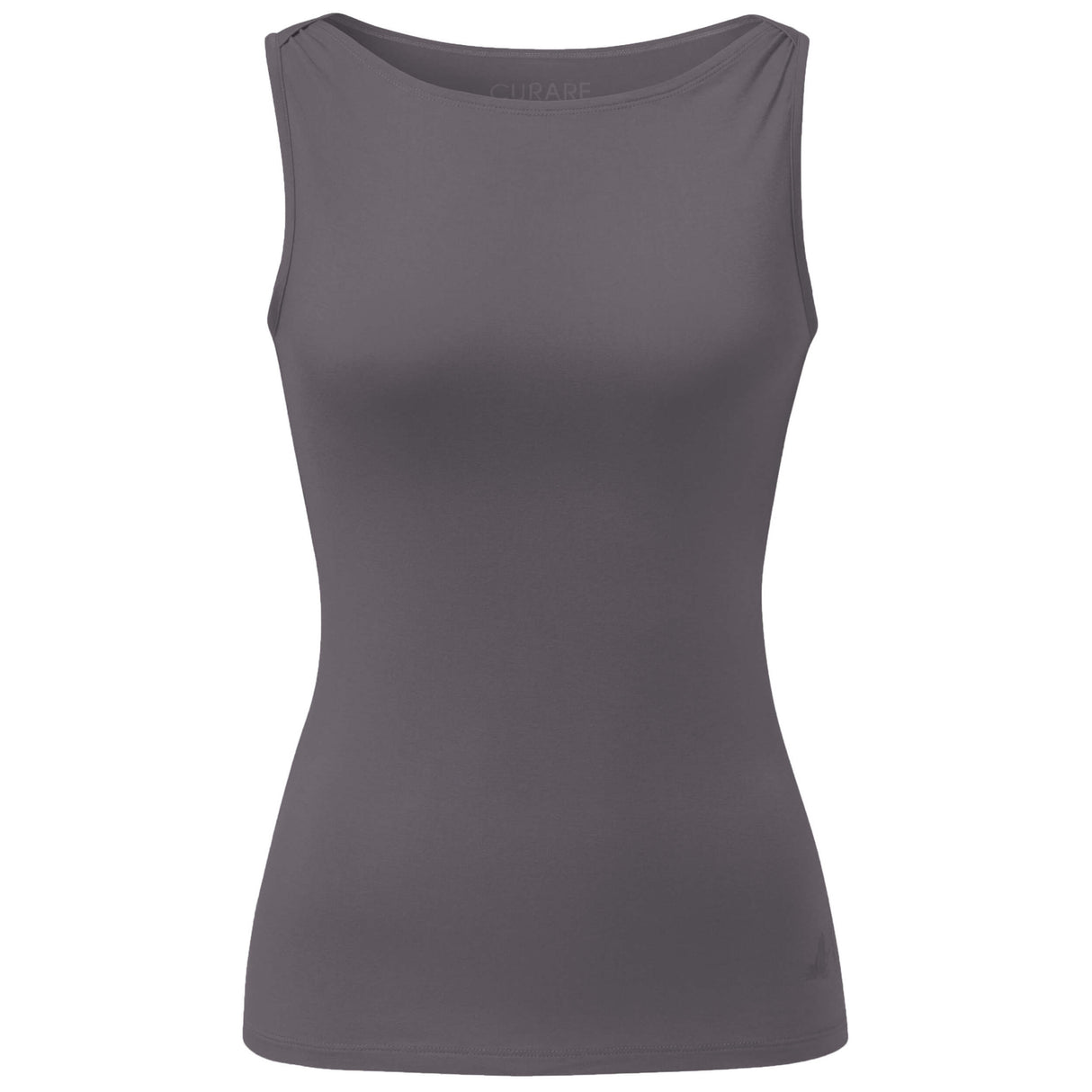 Yoga-Tank-Top Boatneck - grey-nougat - YOGISHOP