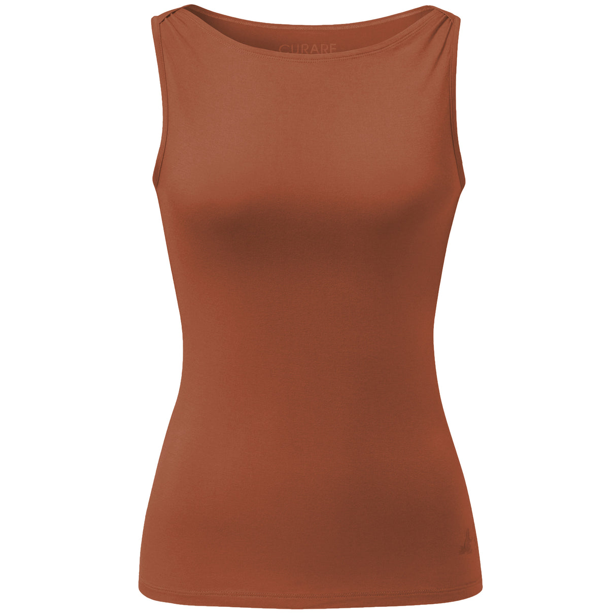 Yoga-Tank-Top Boatneck - light-brown - YOGISHOP