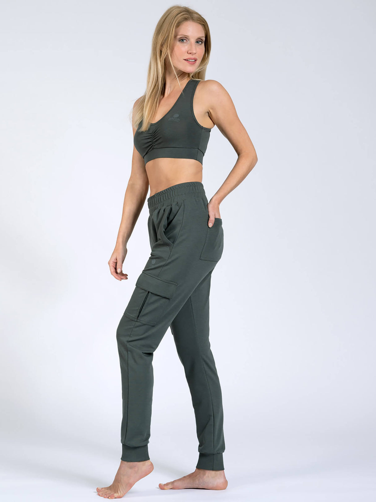 Sports Bra Lola - Khaki - YOGISHOP