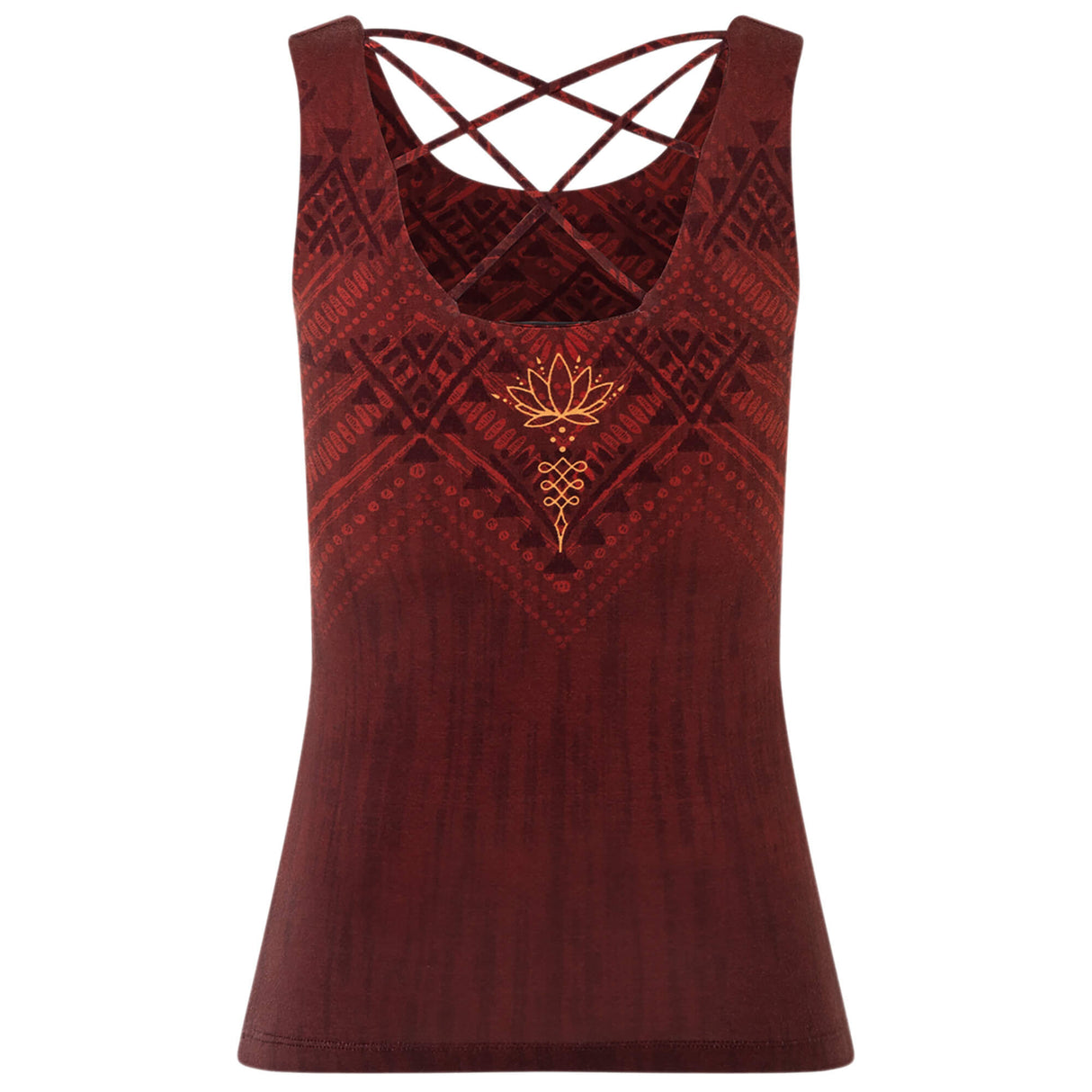 Yoga-Top Shakti - henna-rot - YOGISHOP