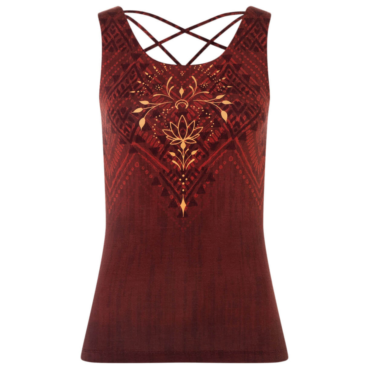 Yoga-Top Shakti - henna-rot - YOGISHOP