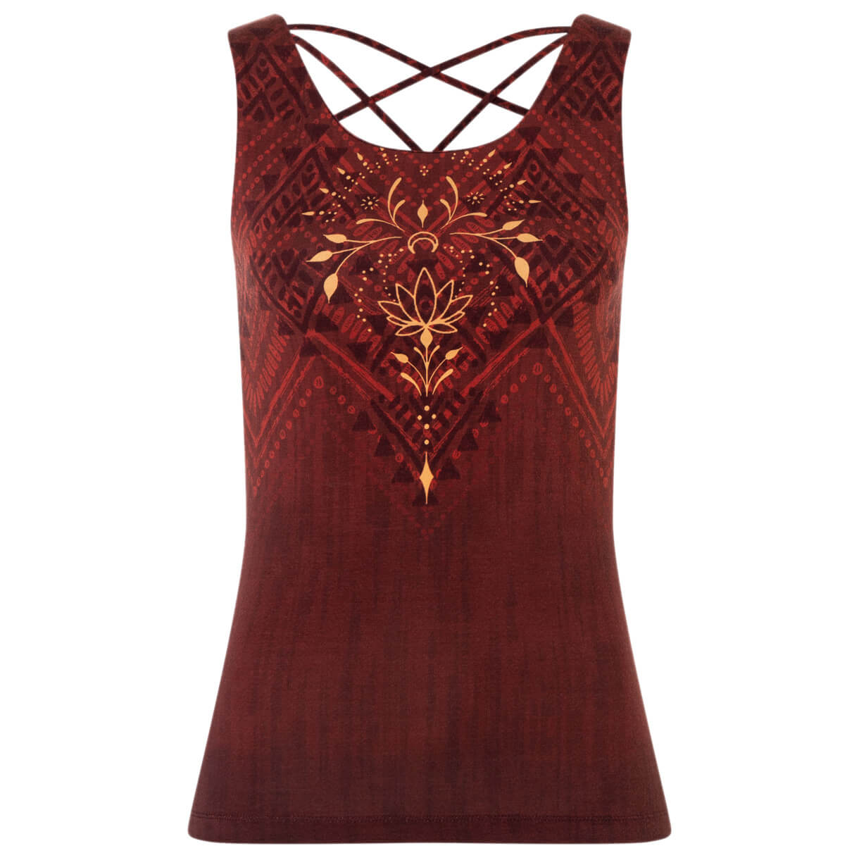 Yoga-Top Shakti - henna-rot - YOGISHOP