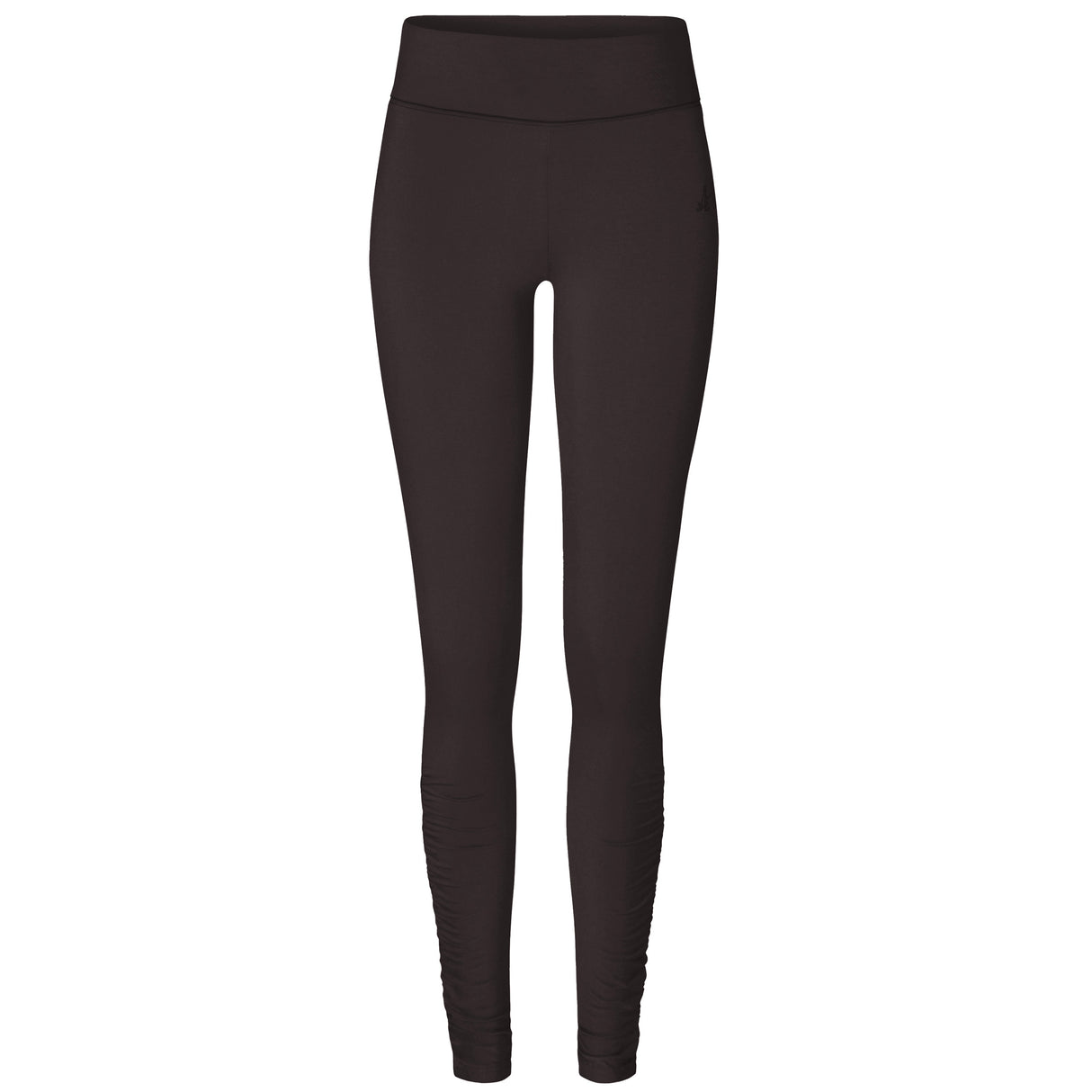 Yoga-Leggings, roll down - dark brown - YOGISHOP