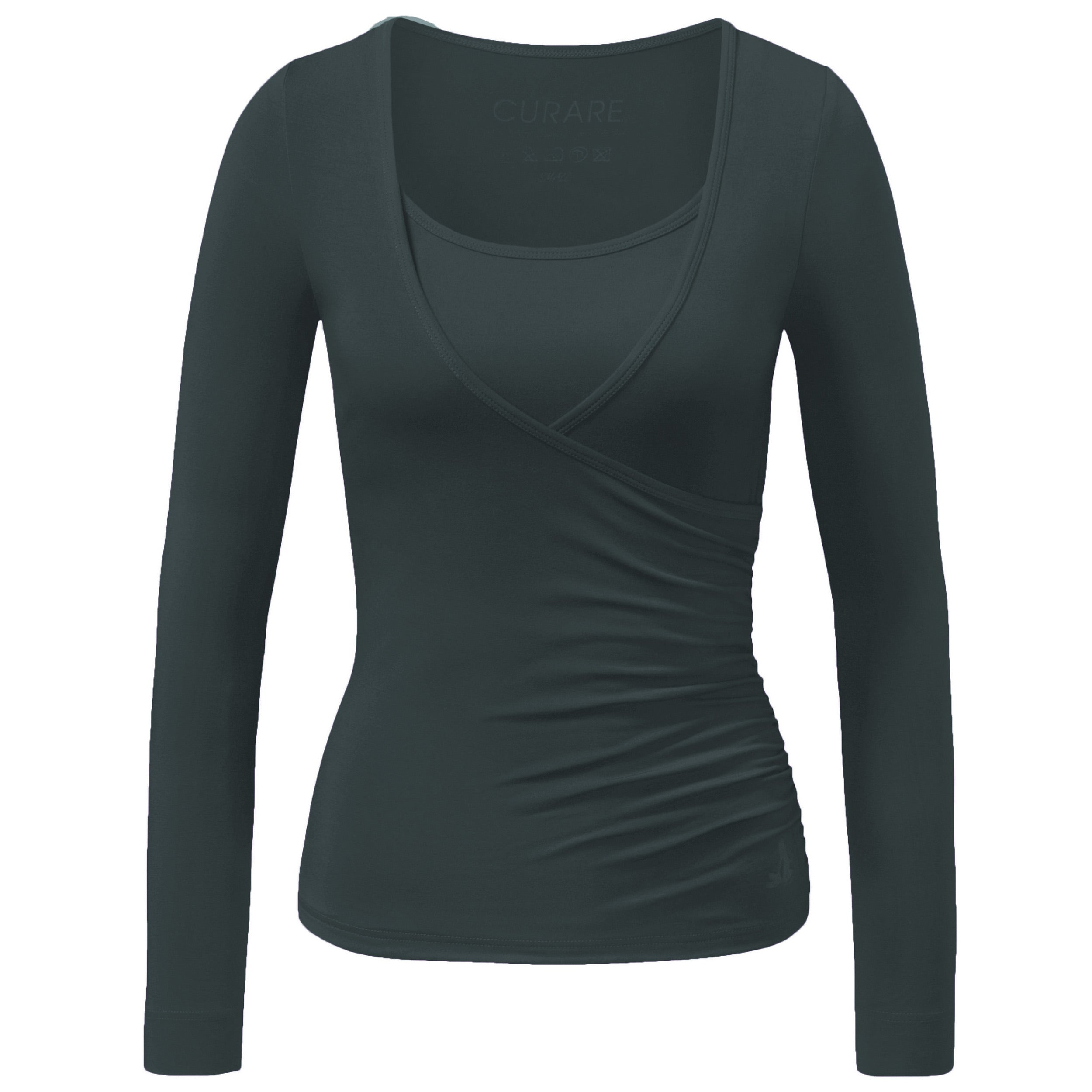 Wrap-Shirt - dark forest - YOGISHOP