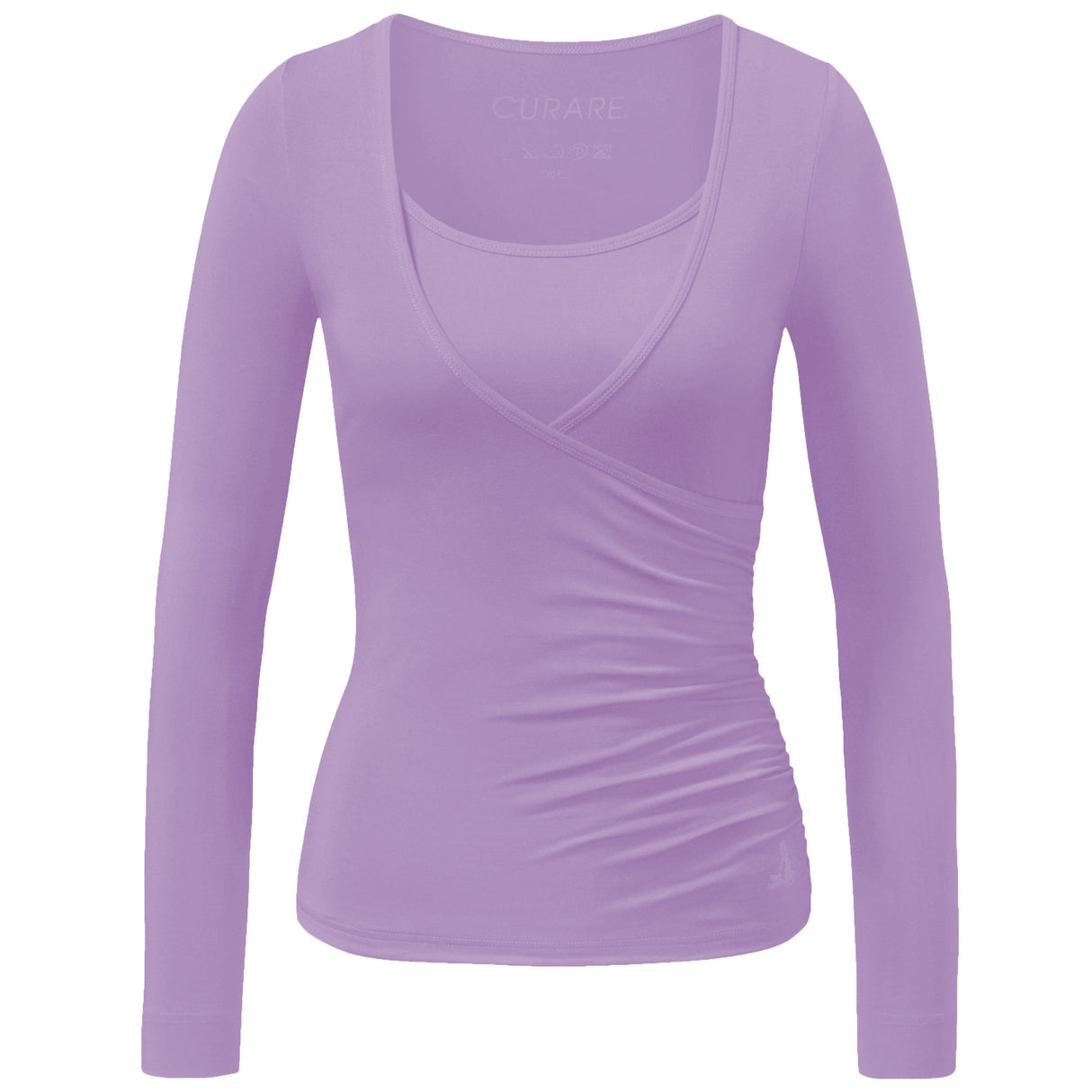 Wrap-Shirt - lilac - YOGISHOP