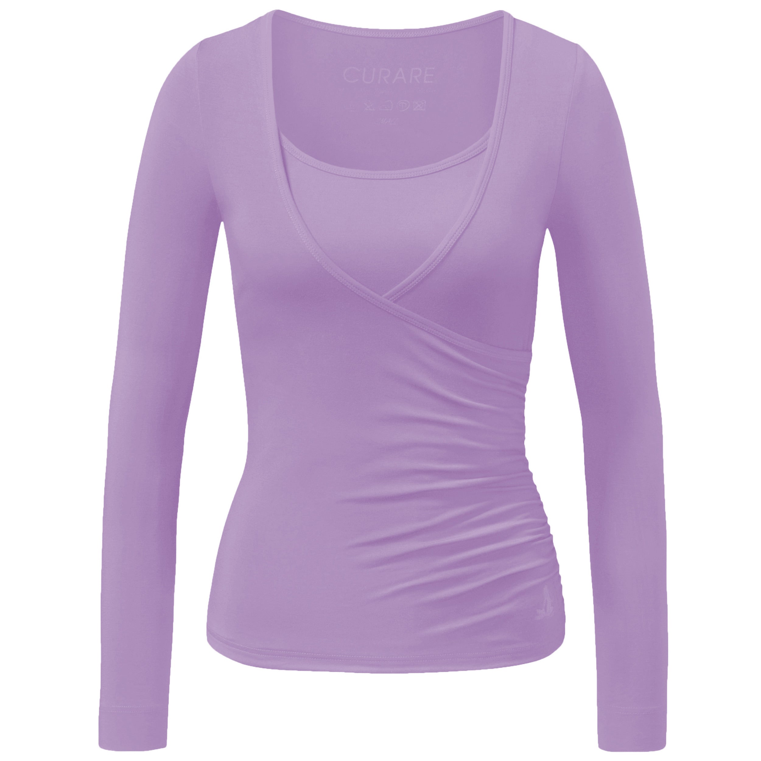 Wrap-Shirt - lilac - YOGISHOP