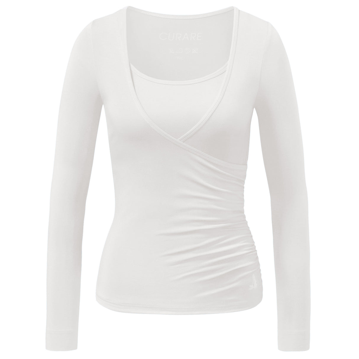 Wrap-Shirt - soft-white - YOGISHOP