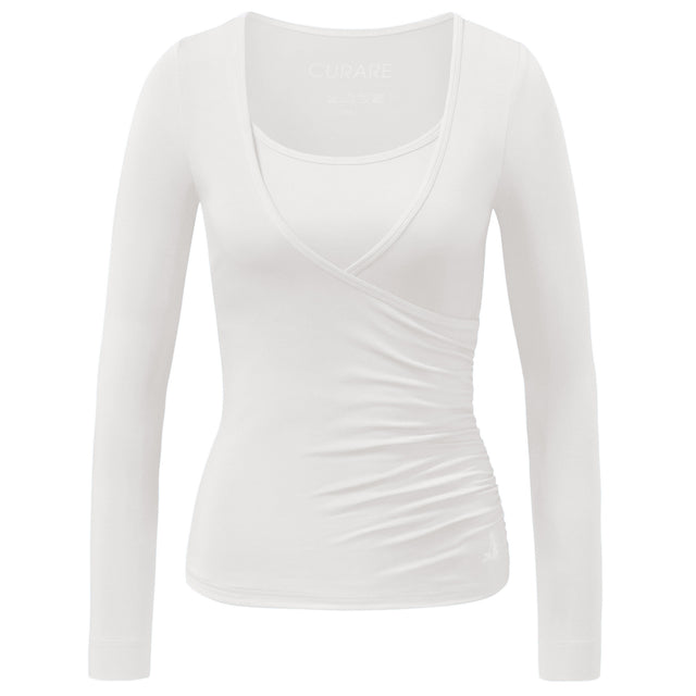Wrap-Shirt - soft-white - YOGISHOP