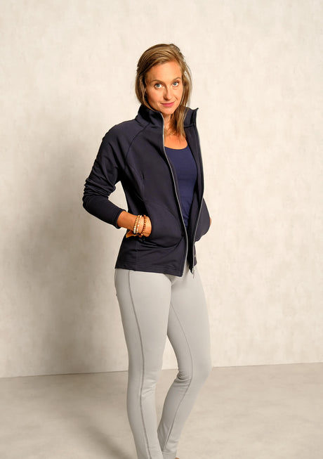 Damenjacke - dunkelblau - YOGISHOP