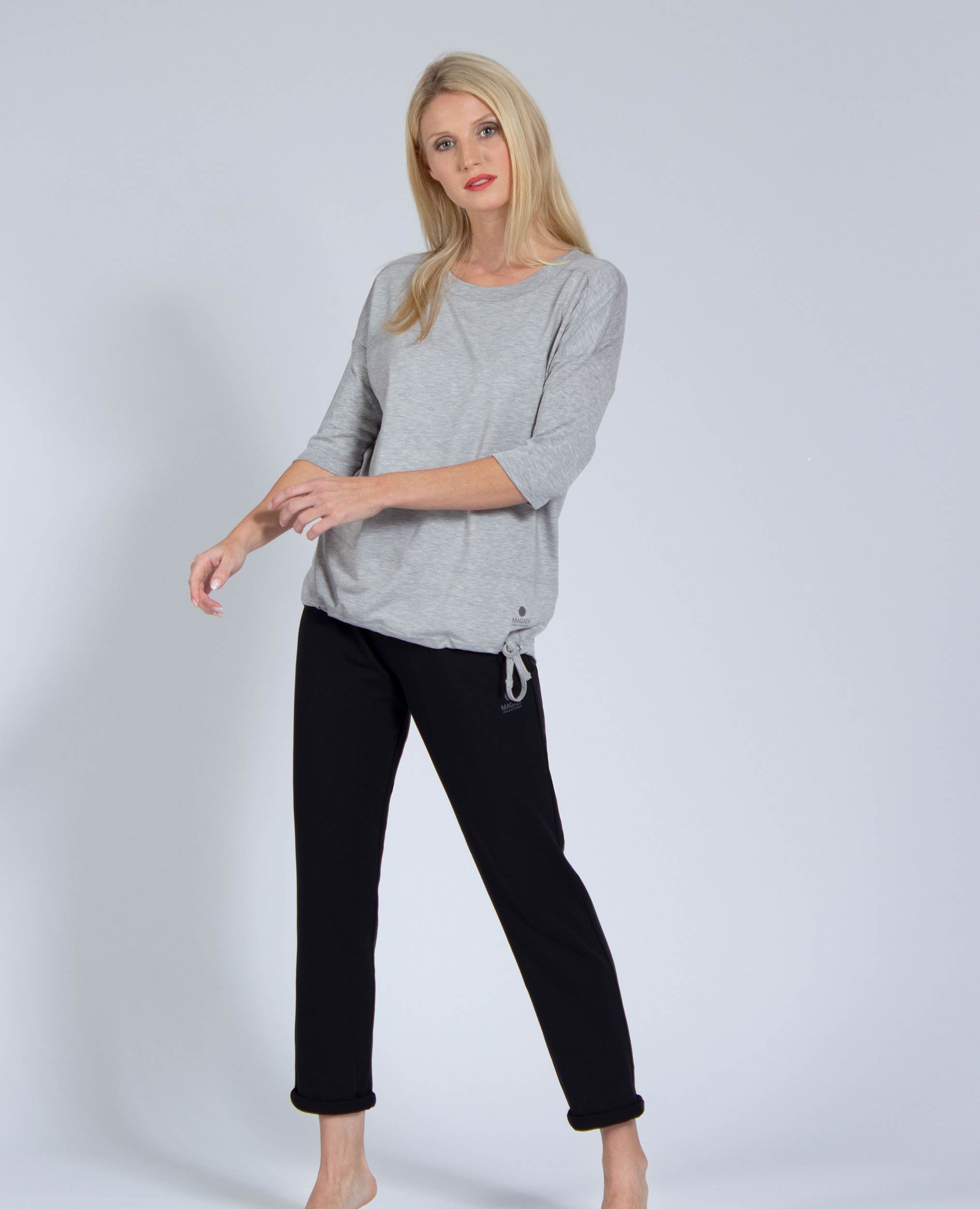 Yoga Shirt Sara - grey - YOGISHOP