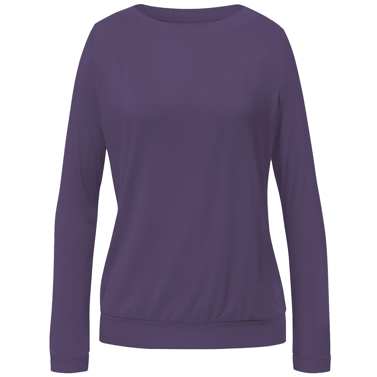 Yoga-Shirt Longsleeve Turtleneck - dark violet - YOGISHOP