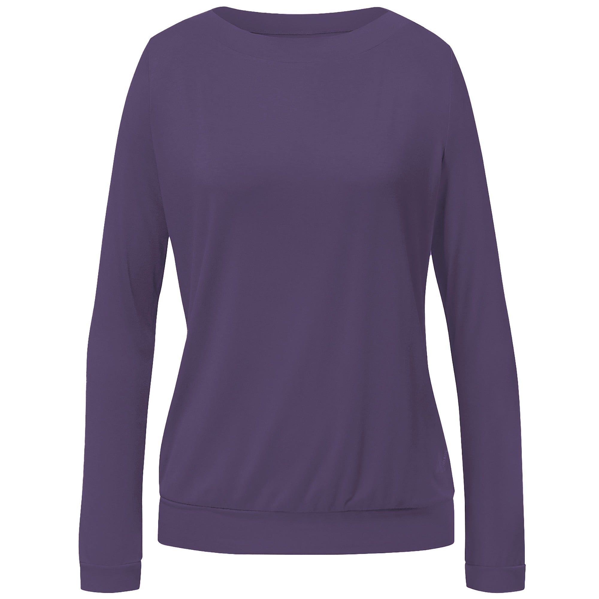 Yoga-Shirt Longsleeve Turtleneck - dark violet - YOGISHOP