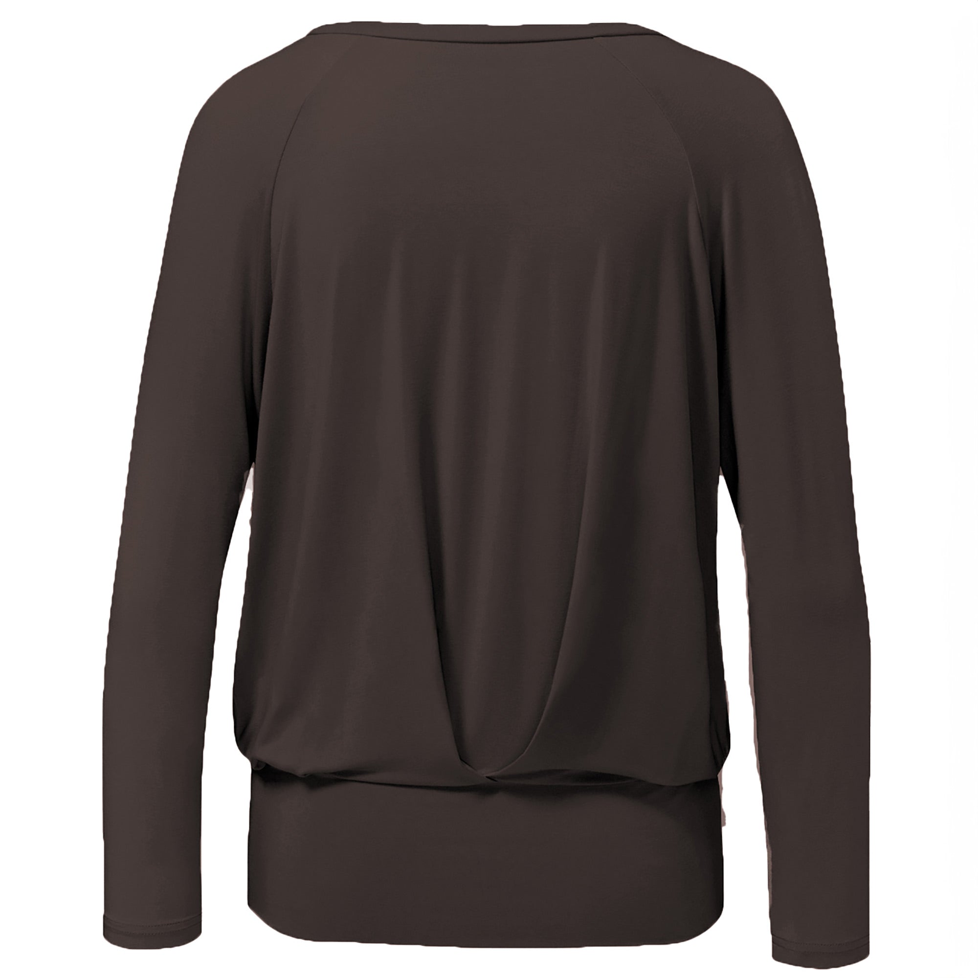 Yoga-Shirt Boxpleat - dark-brown - YOGISHOP